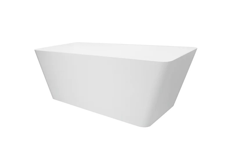 Freestanding Bathtub — 60" Glossy White
