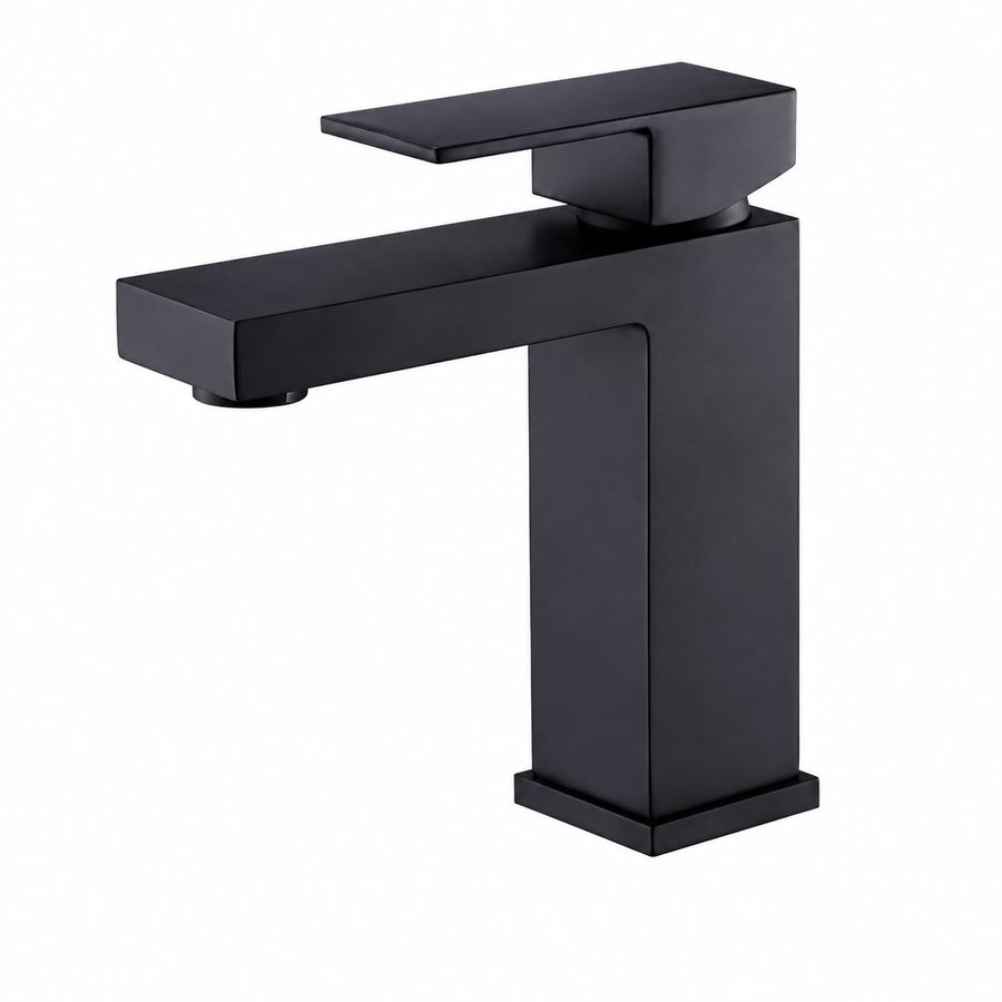 Single-Handle Faucet — Matte Black