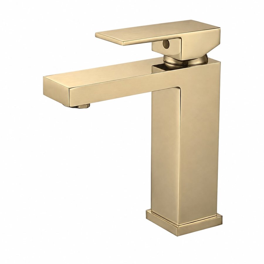 Single-Handle Faucet — Brushed Gold