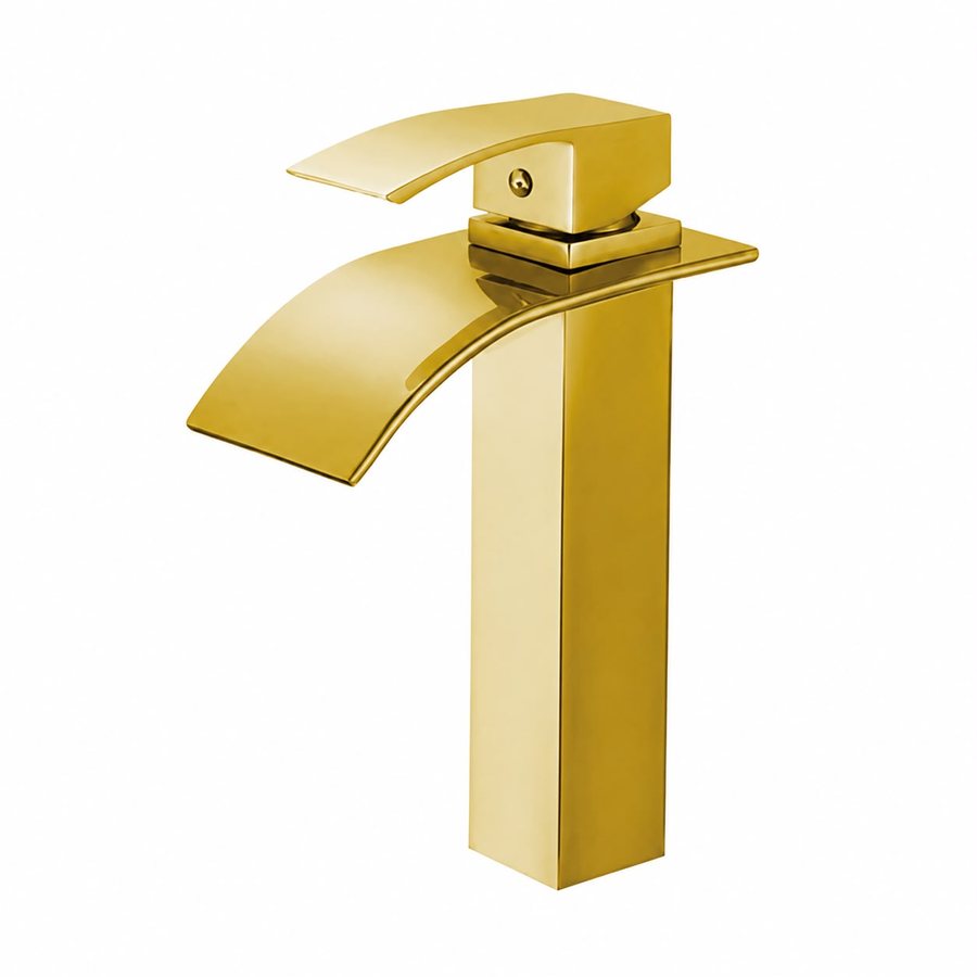 Waterfall Faucet — Brushed Gold
