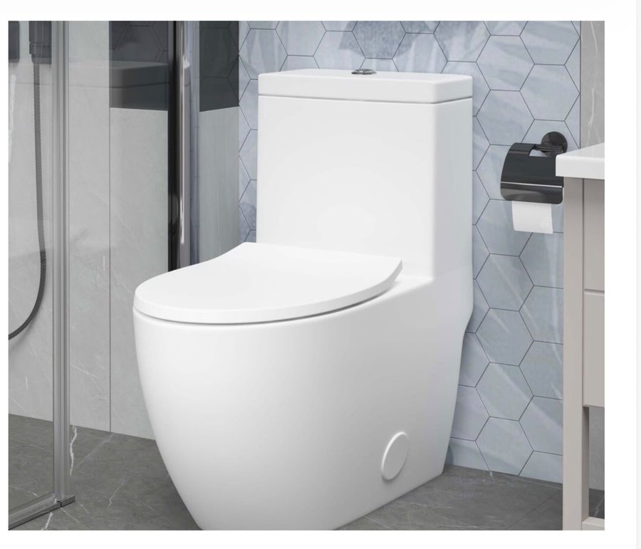One-Piece Toilet — Compact